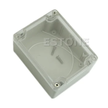  Пластмасов водоустойчив прозрачен капак Електронен корпус за кутия за проекти 115x90x55MM