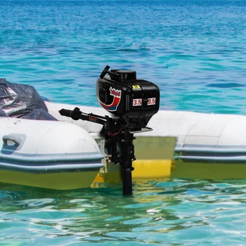 Извънбордов мотор 2-тактов водно охлаждане Извънбордов двигател за моторни риболовни лодки Анти-ударен и водоустойчив извънбордов мотор