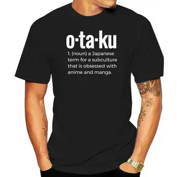 Otaku японска субкултура, обсебена от аниме манга тениски случайни плюс размер T ризи хип-хоп стил върховете Tee S-3Xl