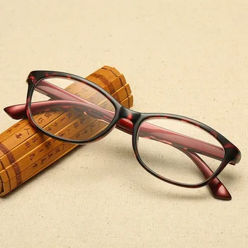Ретро очила за четене Модни прости очила Ултра-лека малка рамка Дамски и мъжки неутрални очила за четене