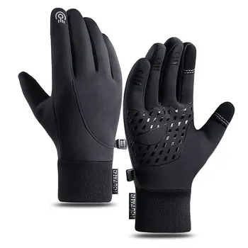 Есен Зима Топли ръкавици за колоездене Термични спортове на открито Велосипеди за бягане Ски ръкавици за къмпинг Туристически мотоциклетни ръкавици Мъже